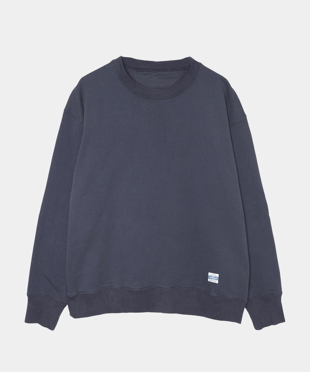 UNION STATION ARMY TWILL Crew Neck Sweat_Print チャコールグレー