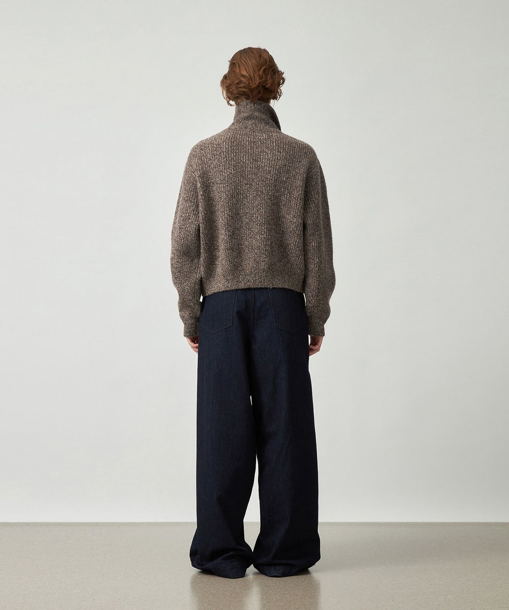 DÉPAREILLÉ DENIM WIDE PANTS / デニムワイドパンツ ブルー
