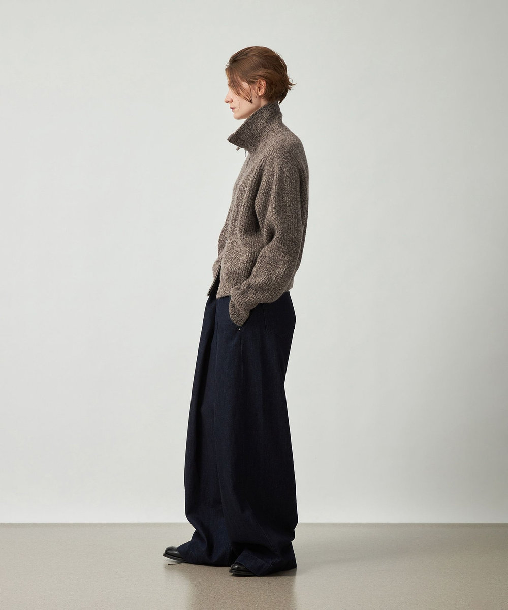 DÉPAREILLÉ DENIM WIDE PANTS / デニムワイドパンツ ブルー
