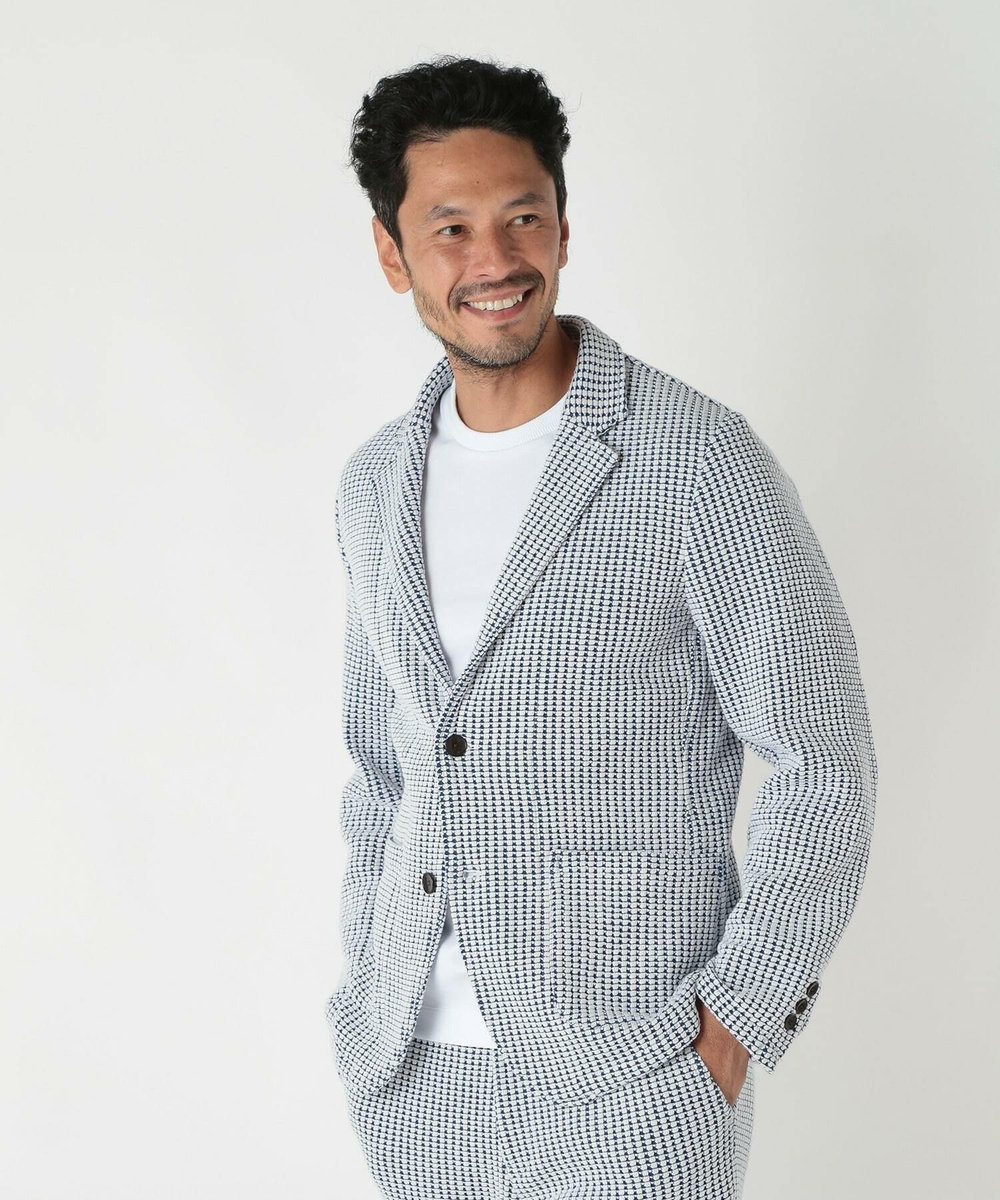 MEN'S BIGI オニワッフルジャケット ホワイト系その他