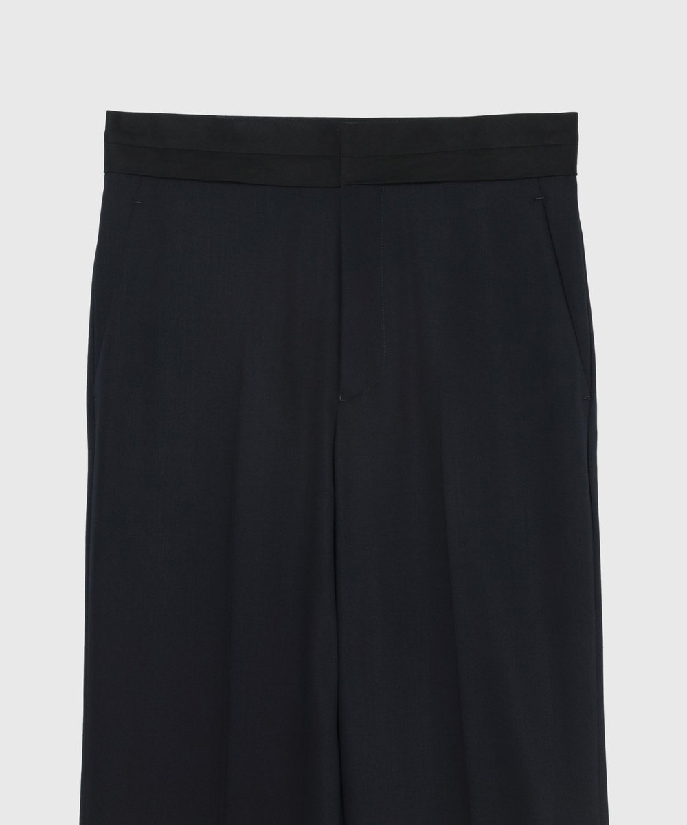 DÉPAREILLÉ WOOL NYLON GABARDINE PANTS / ウールナイロンギャバジンパンツ ネイビー