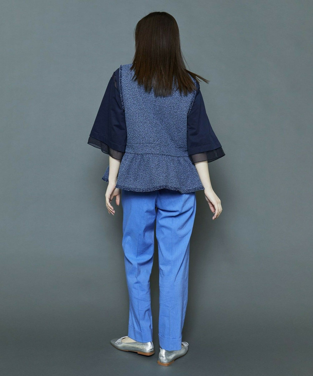 MOGA Collection [MOGA Collection]ファンシーツイードジレ ネイビー