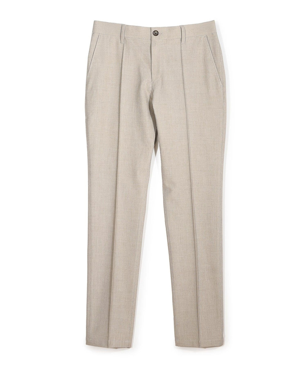 MEN'S BIGI 【ACTIVE TAILOR】360°ストレッチスラックス＜ストレッチ＞＜接触冷感＞＜速乾＞ ベージュ