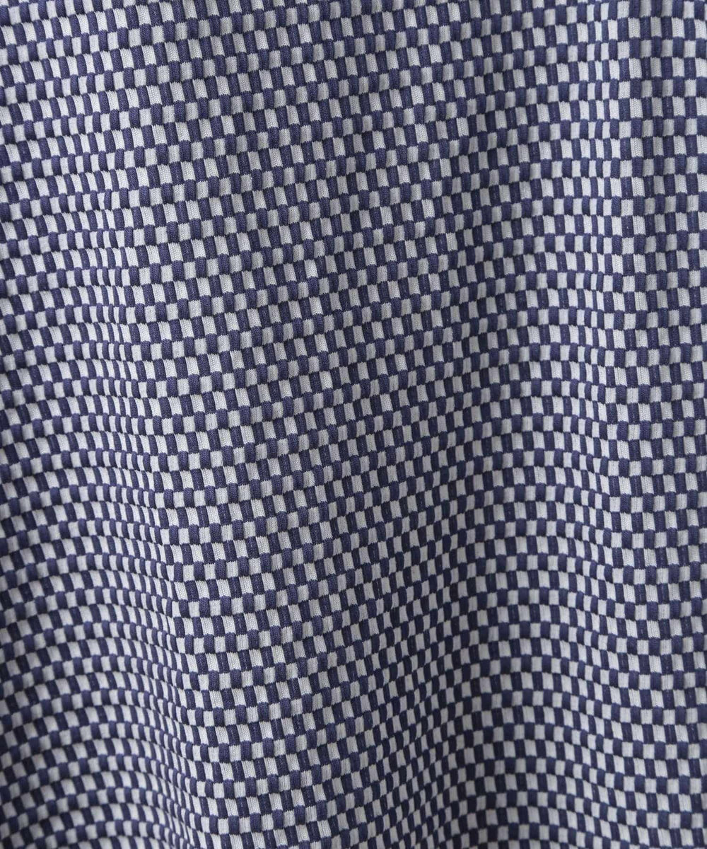 MEN'S BIGI 【ACTIVE TAILOR】サッカー織りポロシャツ<COOL MAX/吸水速乾> ブルー