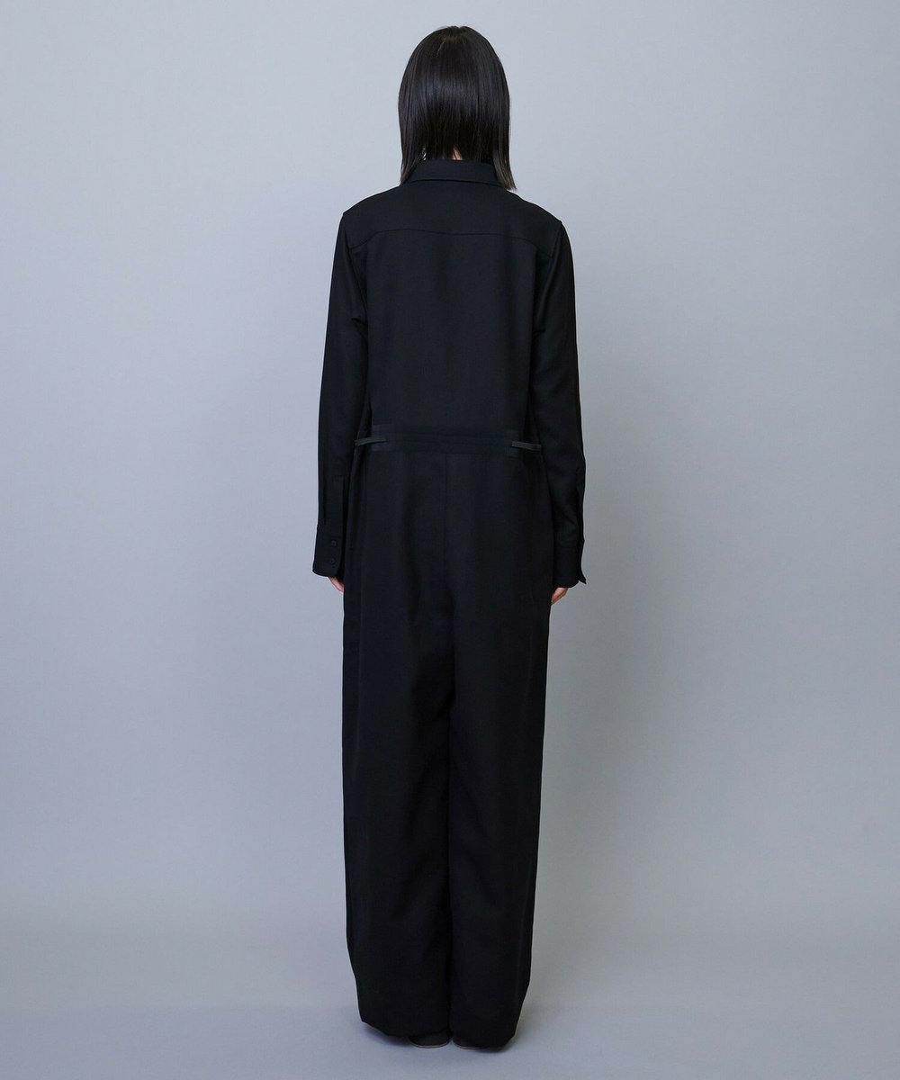 L'EQUIPE COUTURIER 80/2GV二重織オールインワン ブラック