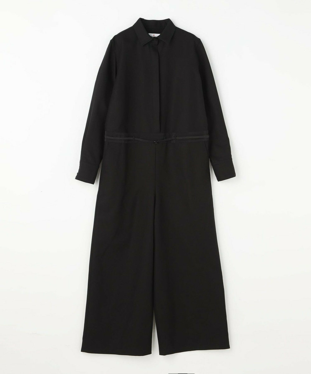 L'EQUIPE COUTURIER 80/2GV二重織オールインワン ブラック