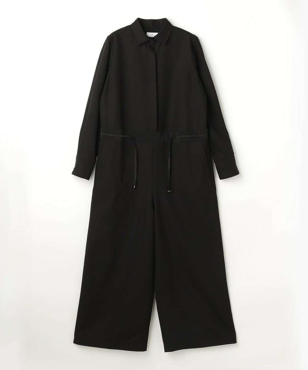 L'EQUIPE COUTURIER 80/2GV二重織オールインワン ブラック