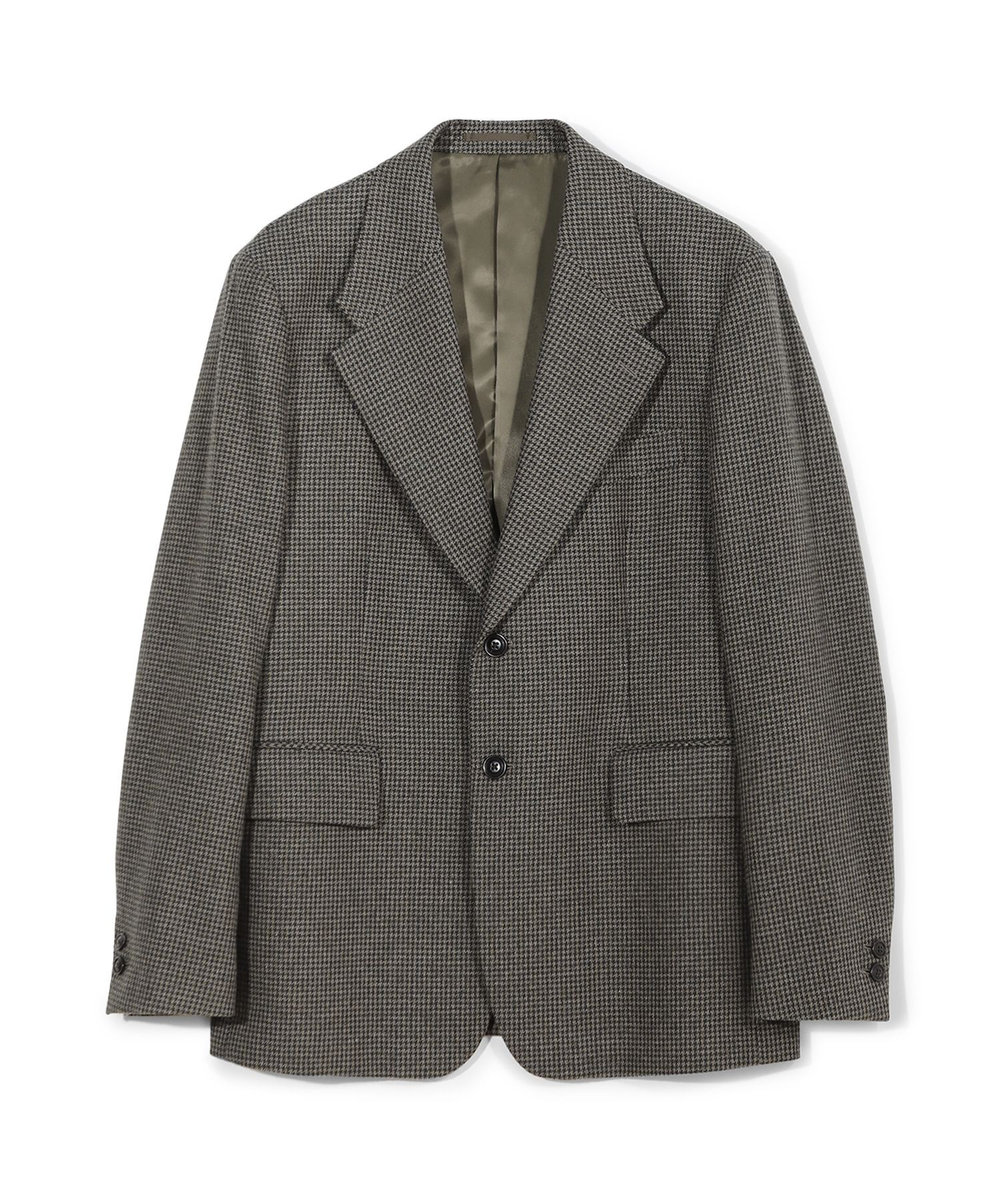 MEN'S BIGI 【50th Anniv . 菊池武夫】WOOL HOUNDSTOOTH JACKET カーキ