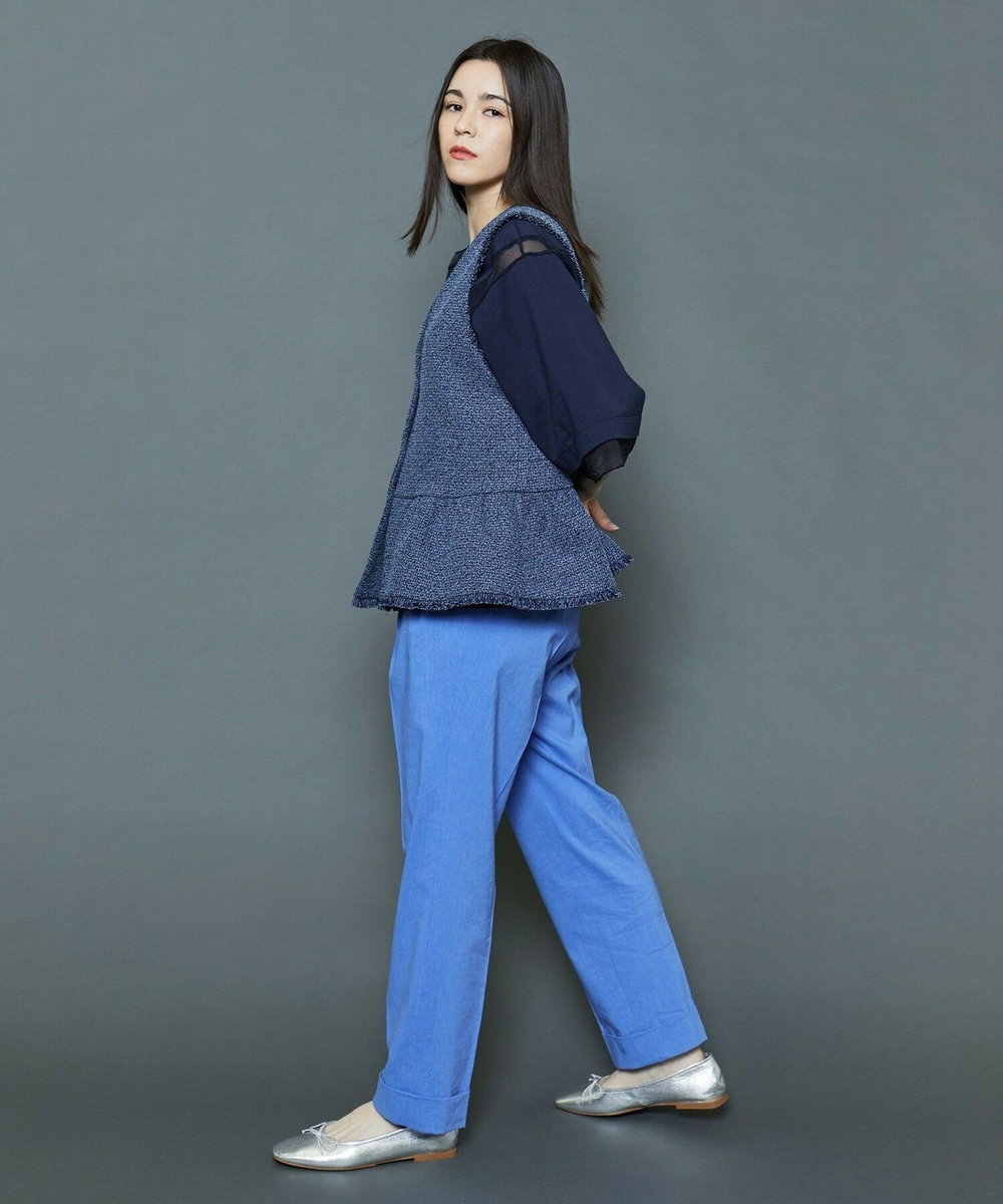 MOGA Collection [MOGA Collection]ファンシーツイードジレ ネイビー