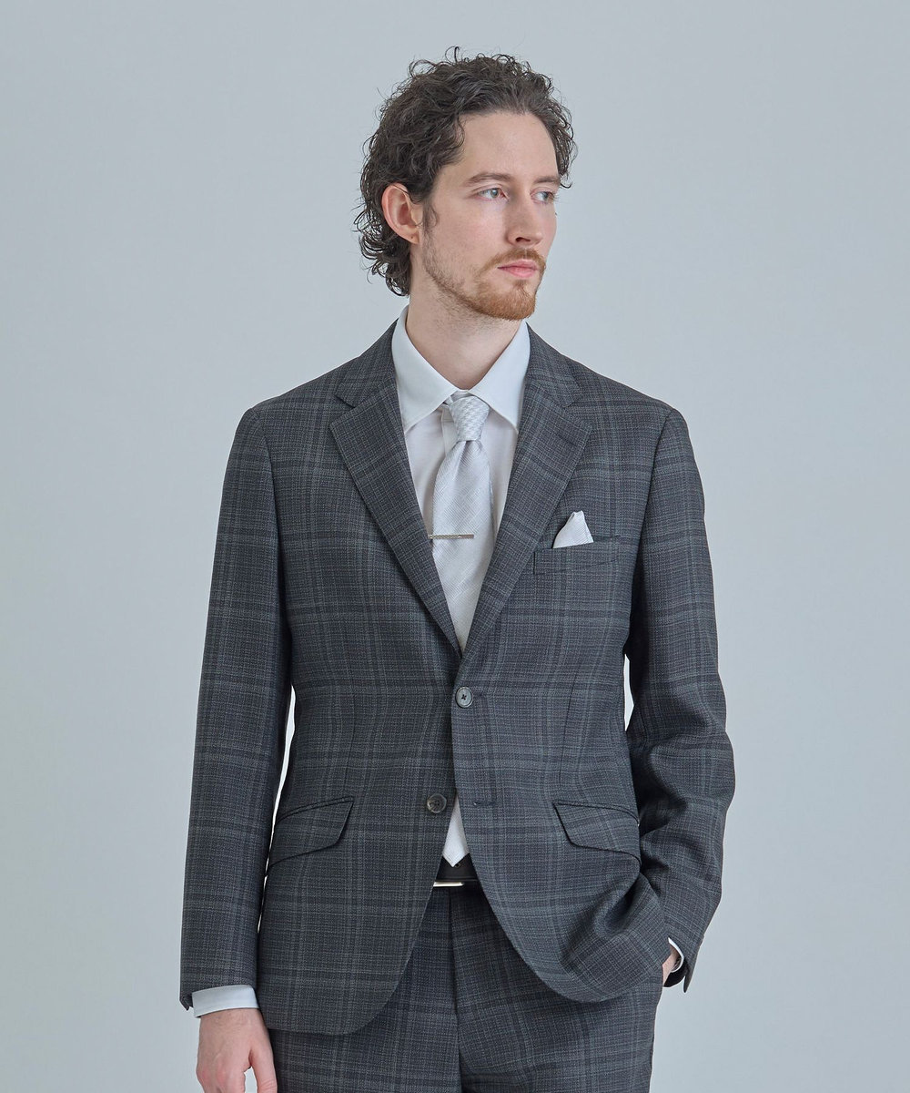 MEN'S BIGI グラデーションカットタイバー シルバー