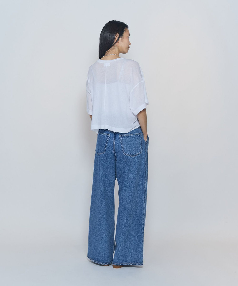 1er Arrondissement ＜upper hights / アッパーハイツ＞"SHORELINE WIDE TEE"カットソー チャコールグレー