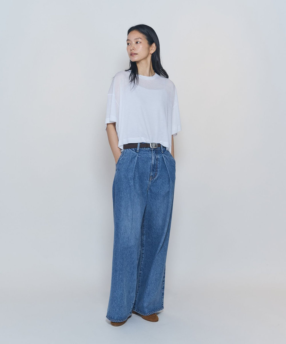1er Arrondissement ＜upper hights / アッパーハイツ＞"SHORELINE WIDE TEE"カットソー チャコールグレー