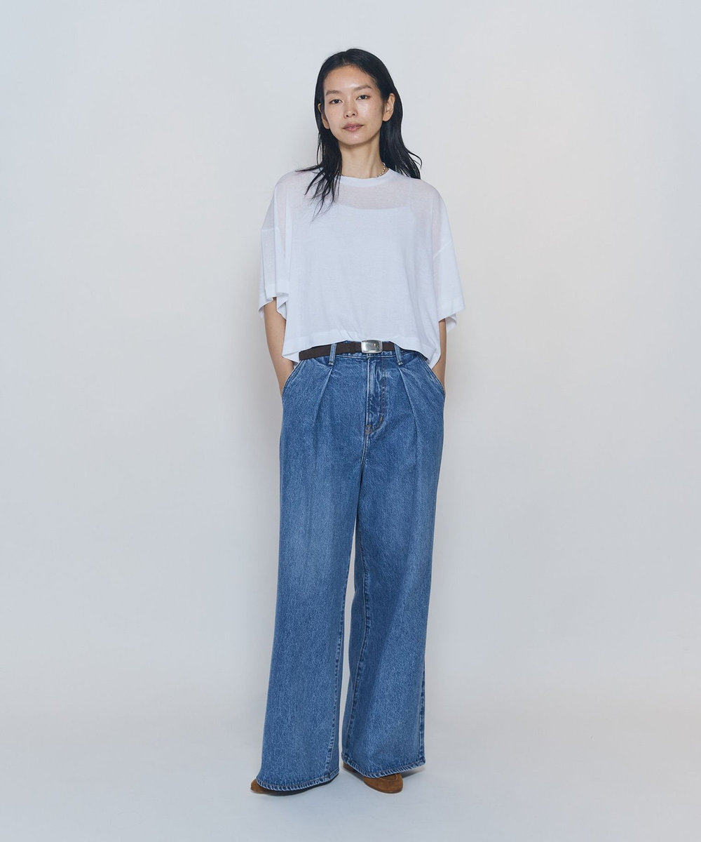 1er Arrondissement ＜upper hights / アッパーハイツ＞"SHORELINE WIDE TEE"カットソー チャコールグレー