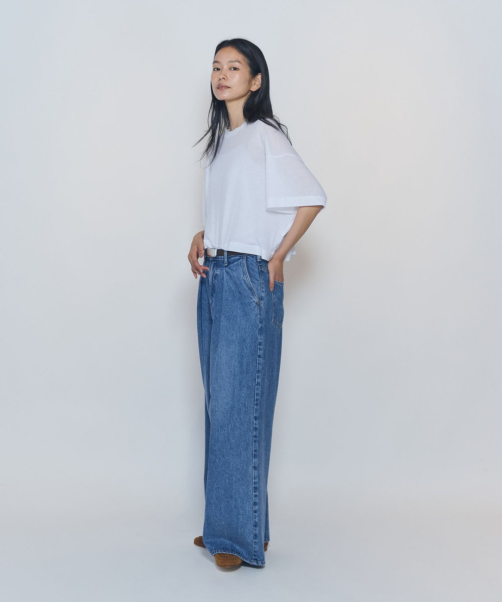 1er Arrondissement ＜upper hights / アッパーハイツ＞"SHORELINE WIDE TEE"カットソー チャコールグレー