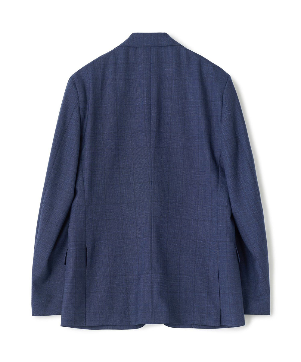 MEN'S BIGI 【Loro Piana/ロロ・ピアーナ】ウール梳毛 グレンチェック柄スーツ ネイビー