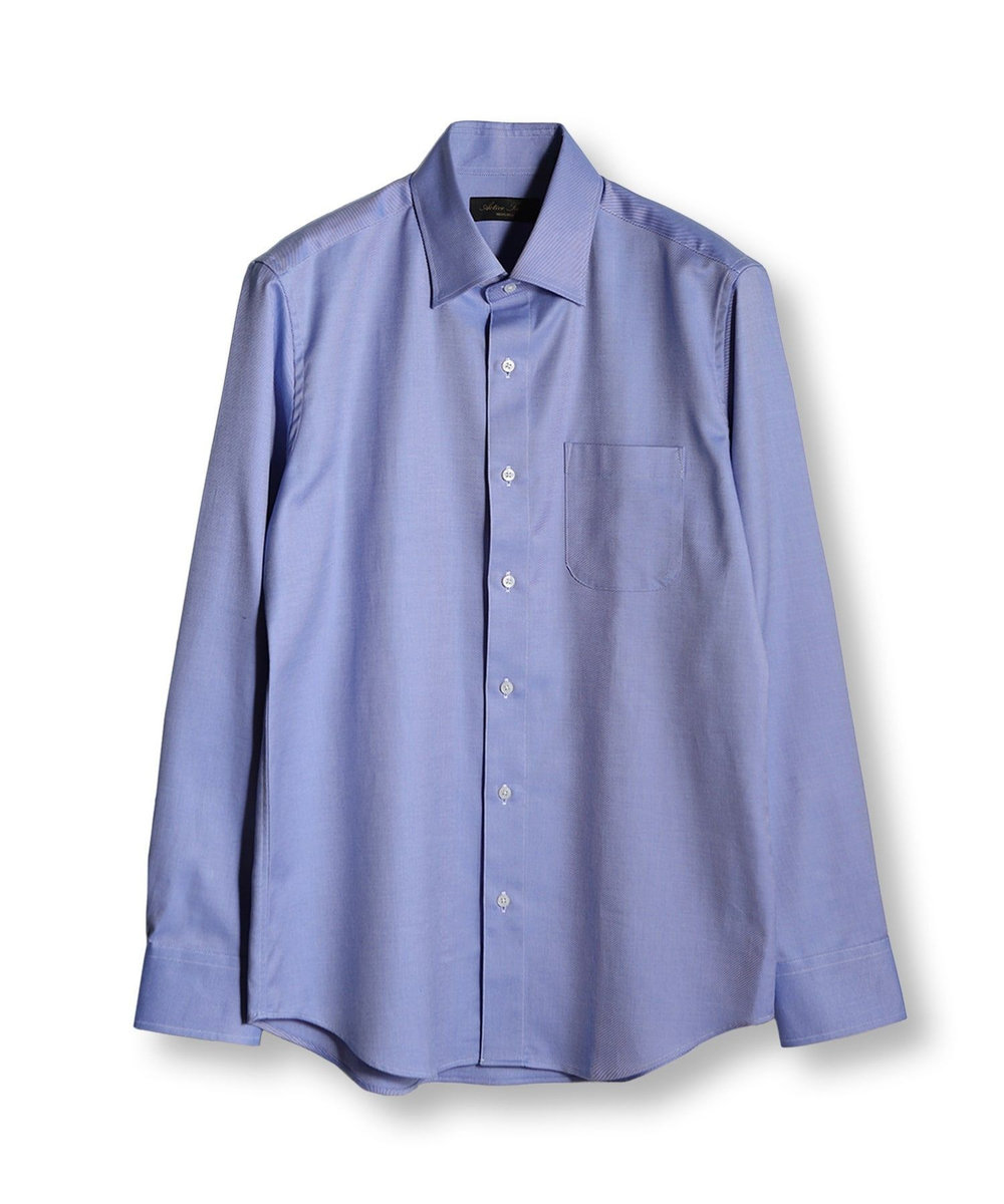 MEN'S BIGI 【ACTIVE TAILOR/アクティブテイラー】コットンツイルドレスシャツ＜イージーケア＞ ブルー