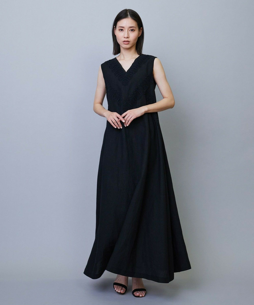 L'EQUIPE COUTURIER リネンワンピース ベージュ