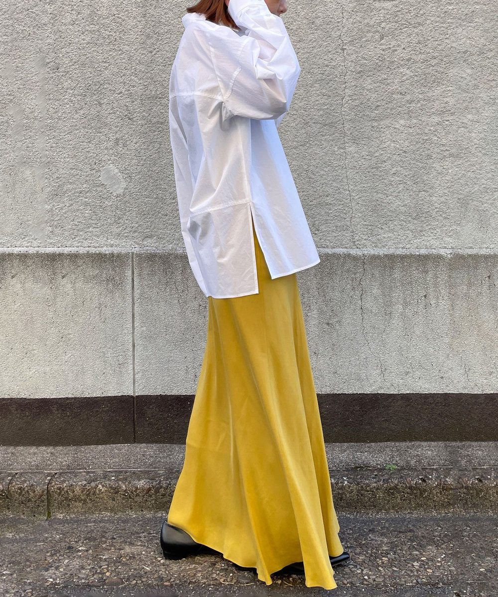 1er Arrondissement 【新色登場】キュプラフィブリルマーメイドスカート マスタード