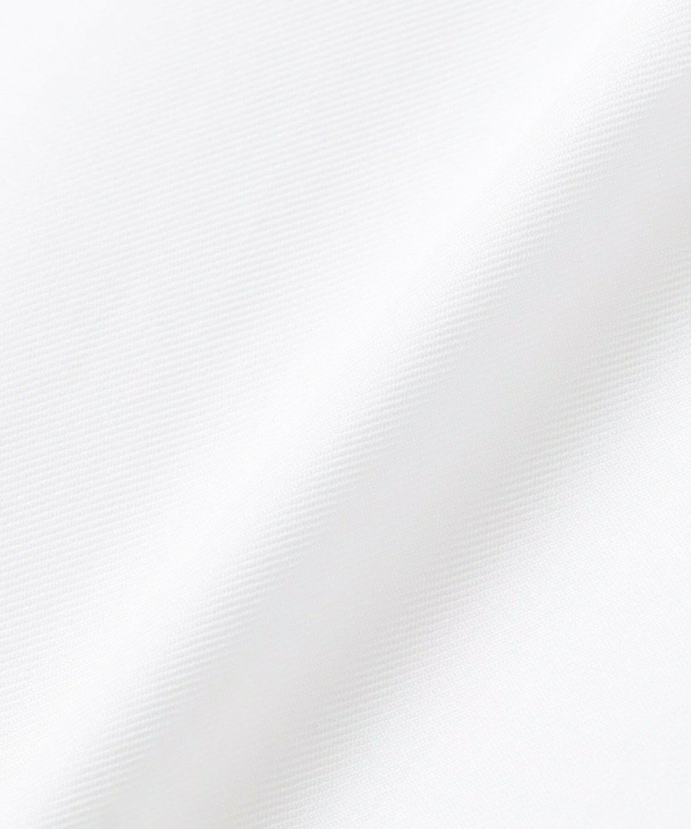 L'EQUIPE GREEN コットンツイルブラウス ホワイト