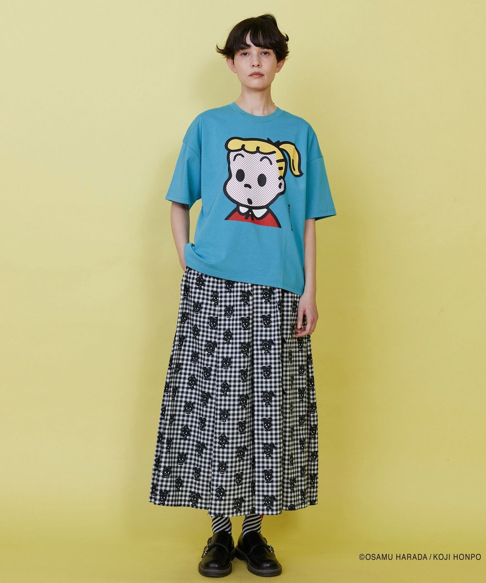 FRAPBOIS OSAMU GOODS ギンガムスカート ブラック