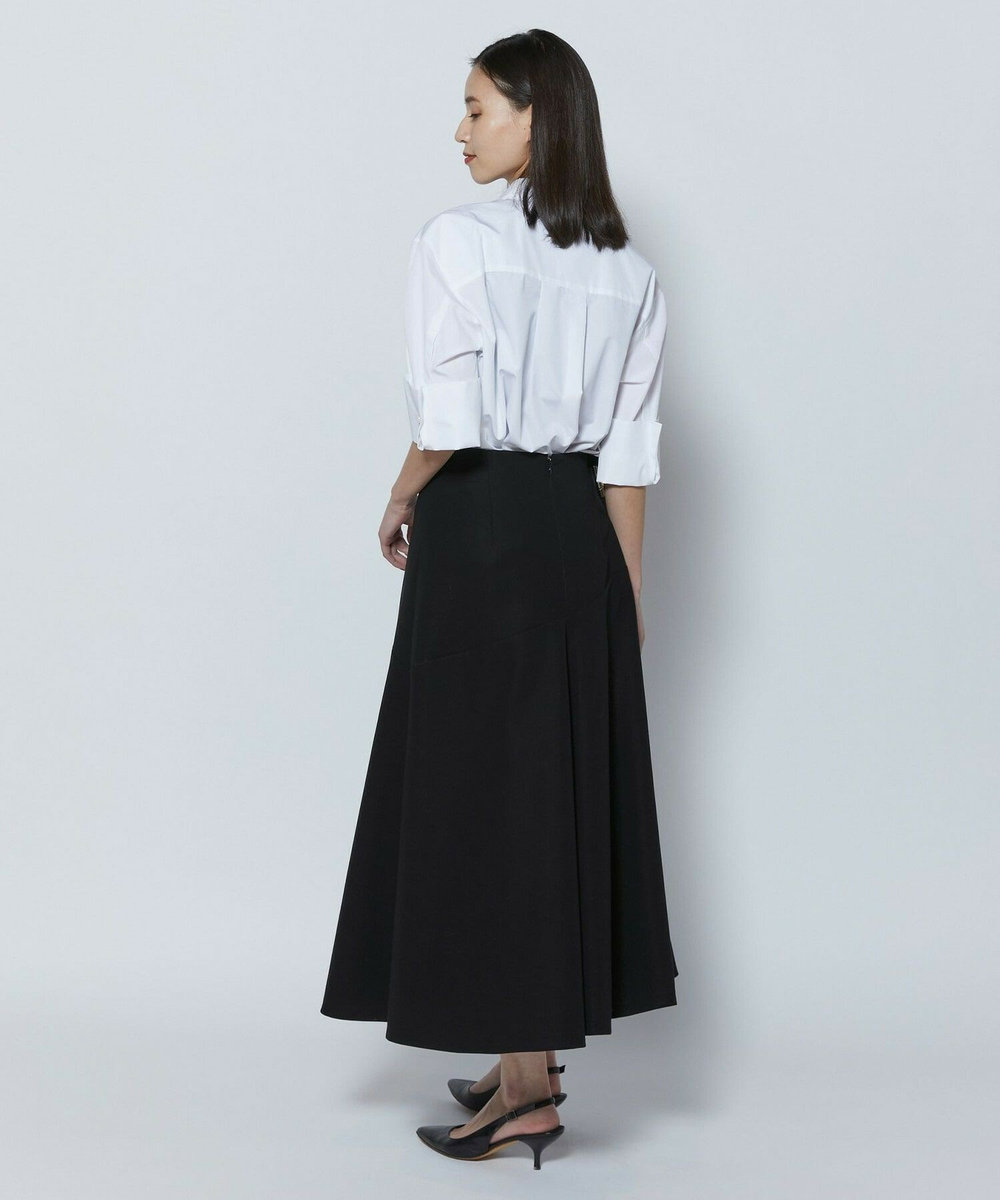 L'EQUIPE COUTURIER 100/2シルケットコットンシャツ ホワイト