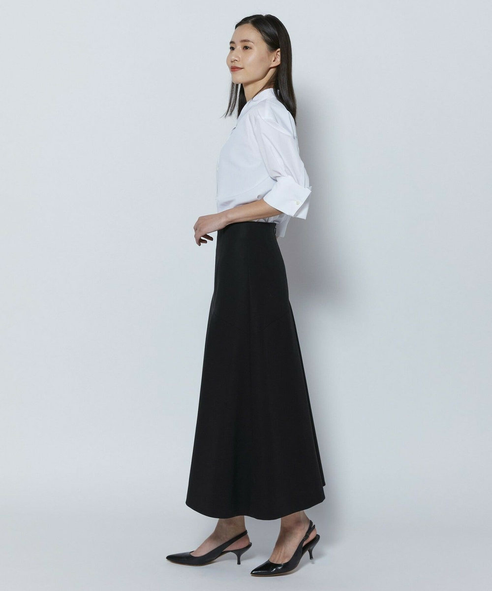 L'EQUIPE COUTURIER 100/2シルケットコットンシャツ ホワイト