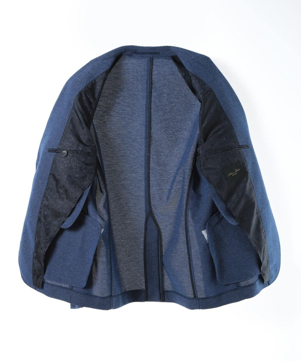 MEN'S BIGI 【ACTIVE TAILOR/アクティブテイラー】カラミメッシュストレッチジャケット ブルー