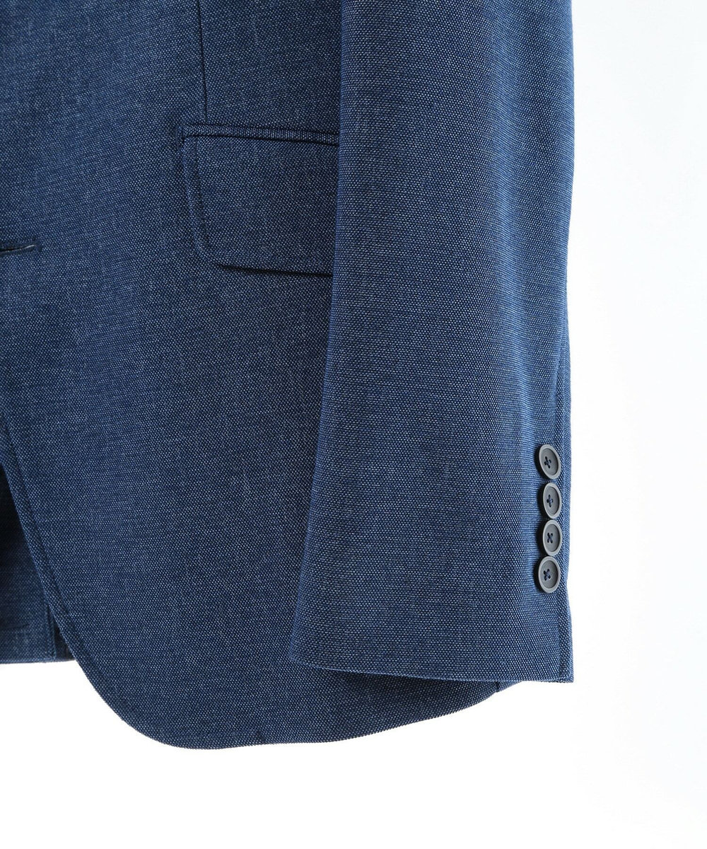 MEN'S BIGI 【ACTIVE TAILOR/アクティブテイラー】カラミメッシュストレッチジャケット ブルー