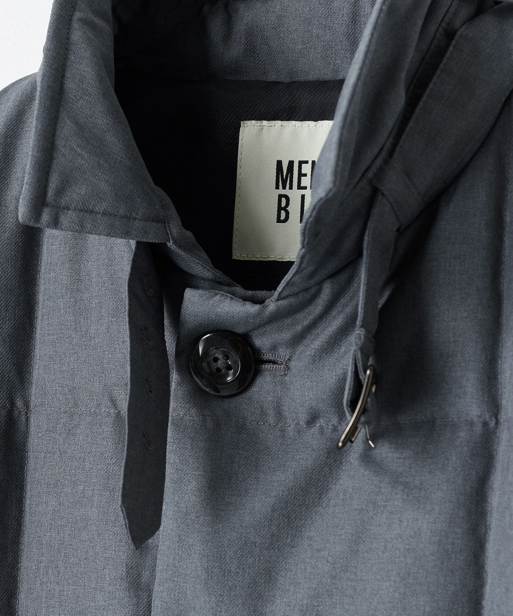 MEN'S BIGI リモンタ ナイロンライトダウンジャケット グレー