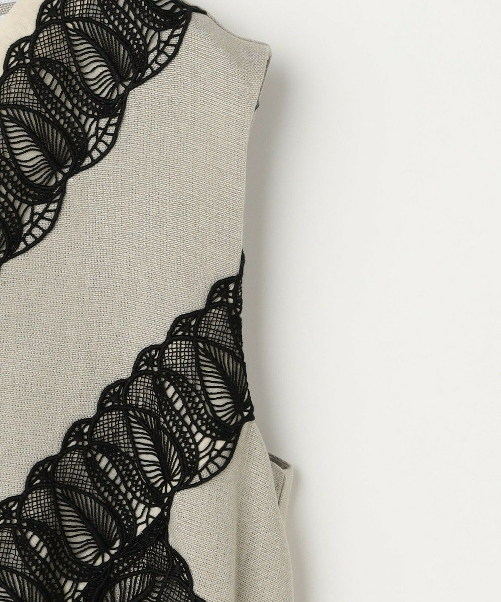 L'EQUIPE COUTURIER リネンワンピース ベージュ