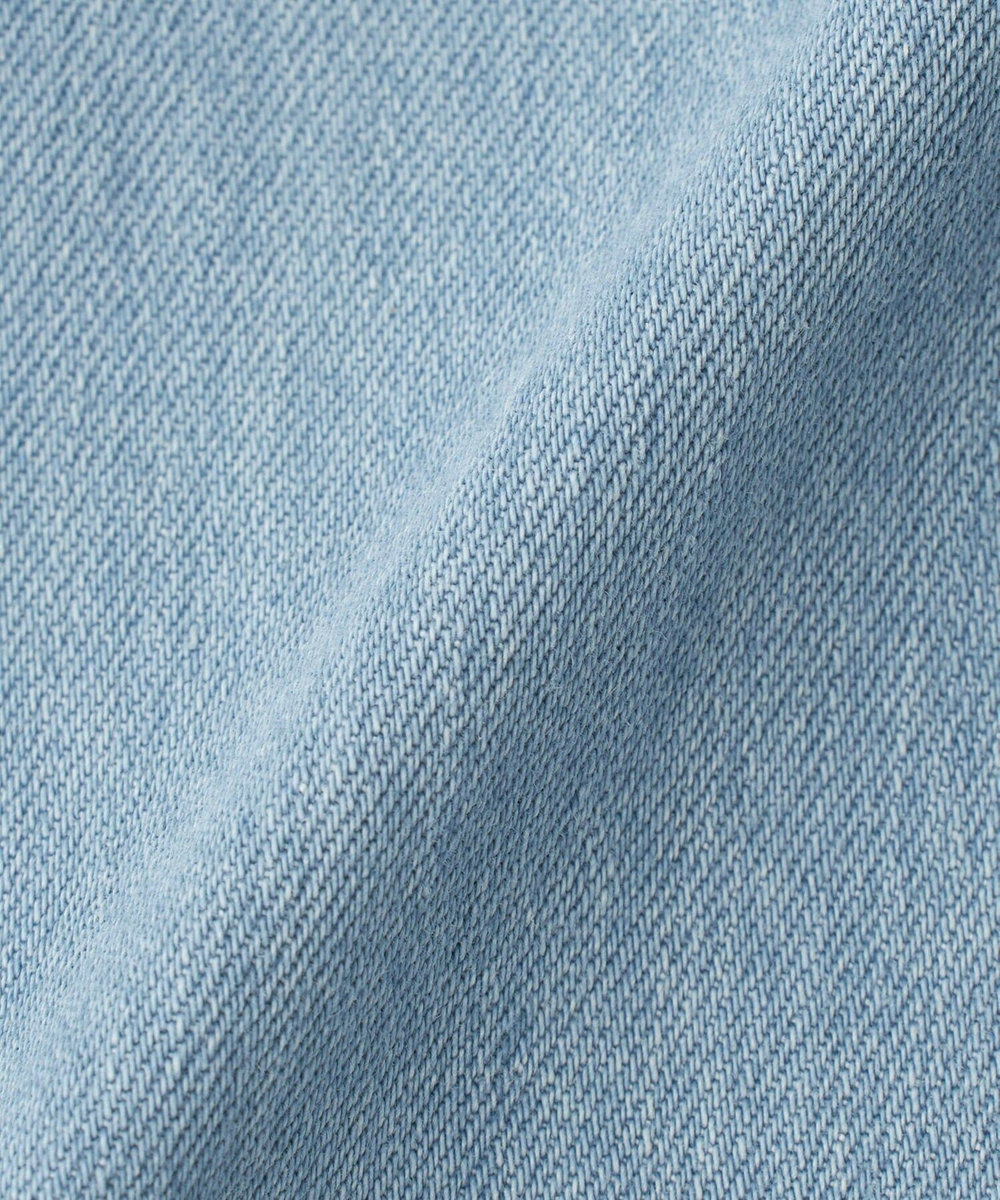 L'EQUIPE Lサイズ（大きいサイズ） 【大きいサイズ】7ozストレッチテーパードデニムパンツ ライトブルー