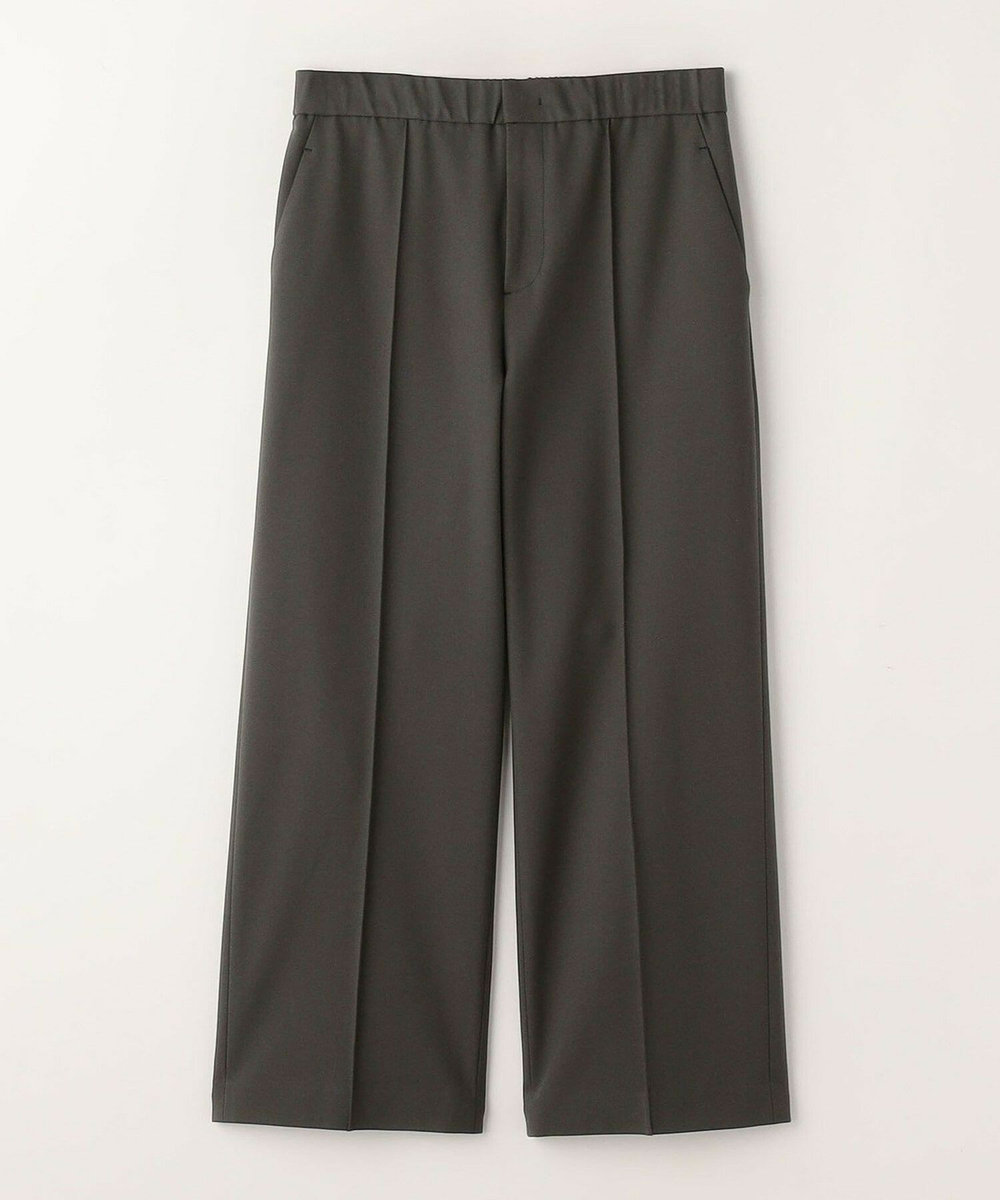MOGA Lサイズ（大きいサイズ） 【大きいサイズ】バッグブラッシュストレッチストレートパンツ チャコールグレー
