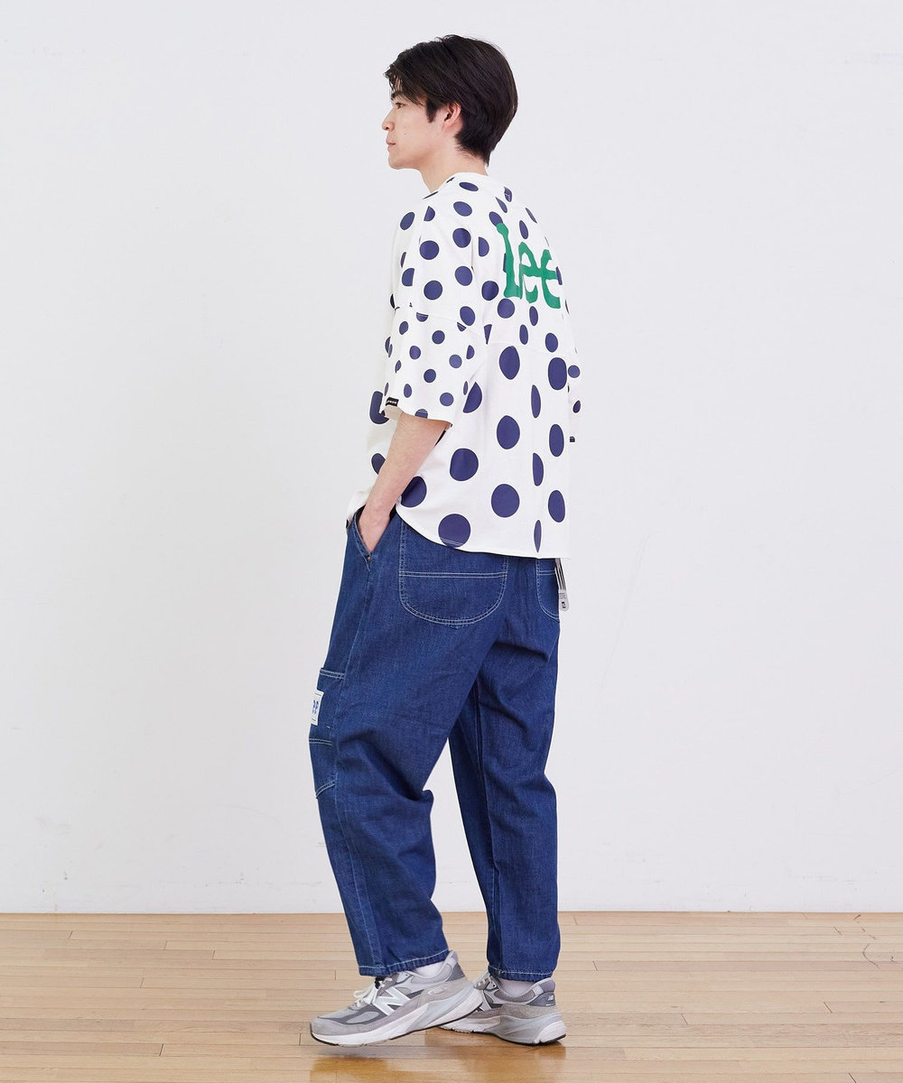 FRAPBOIS Lee×FRAPBOIS ドットTシャツ ホワイト