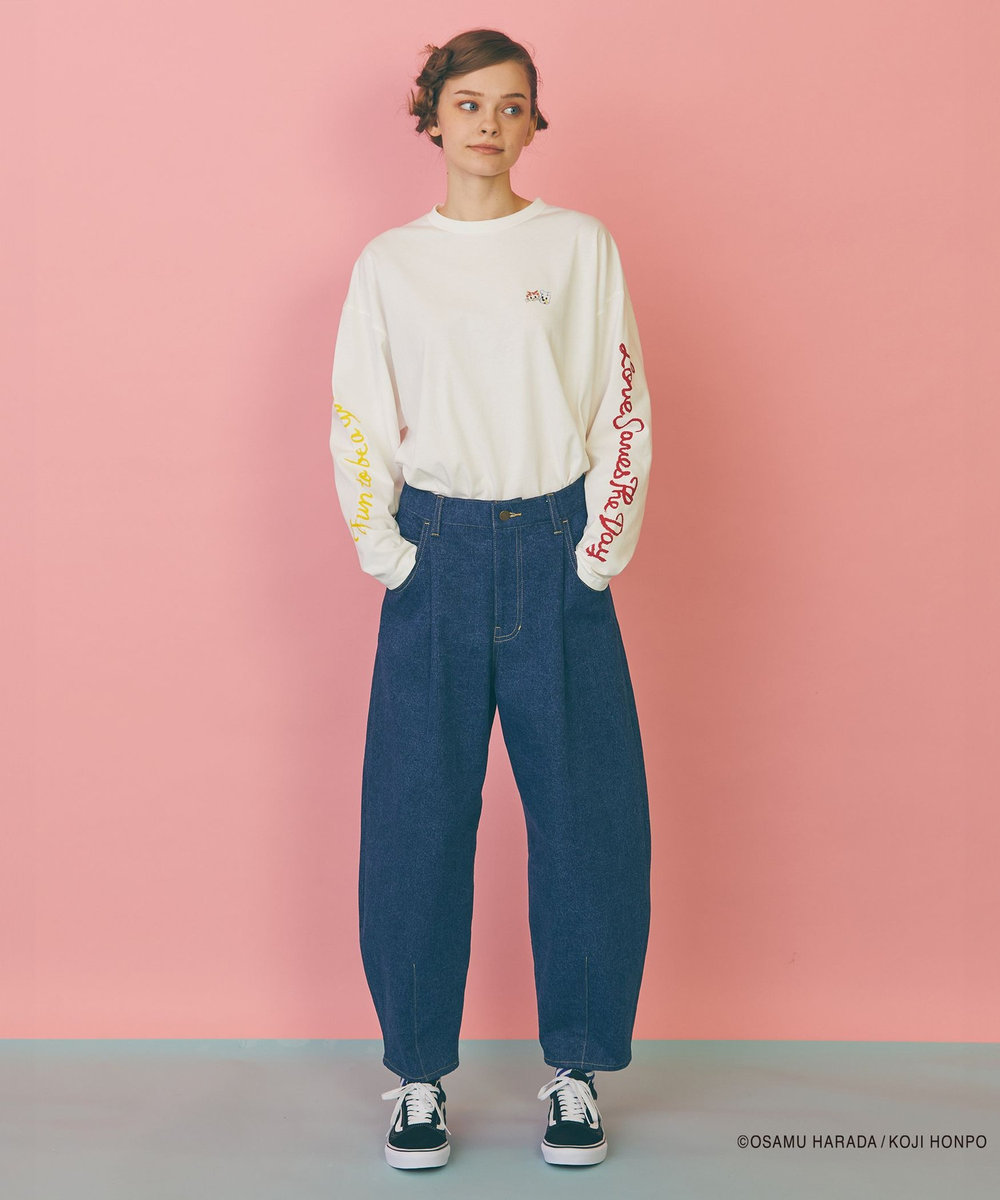 FRAPBOIS OSAMU GOODS デニムパンツ ブルー