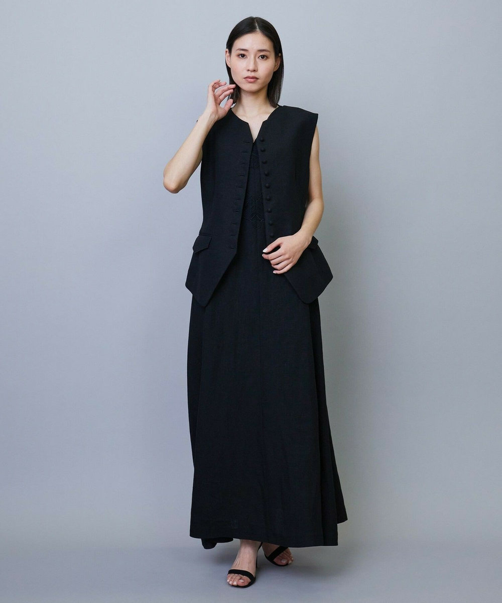 L'EQUIPE COUTURIER リネンワンピース ベージュ