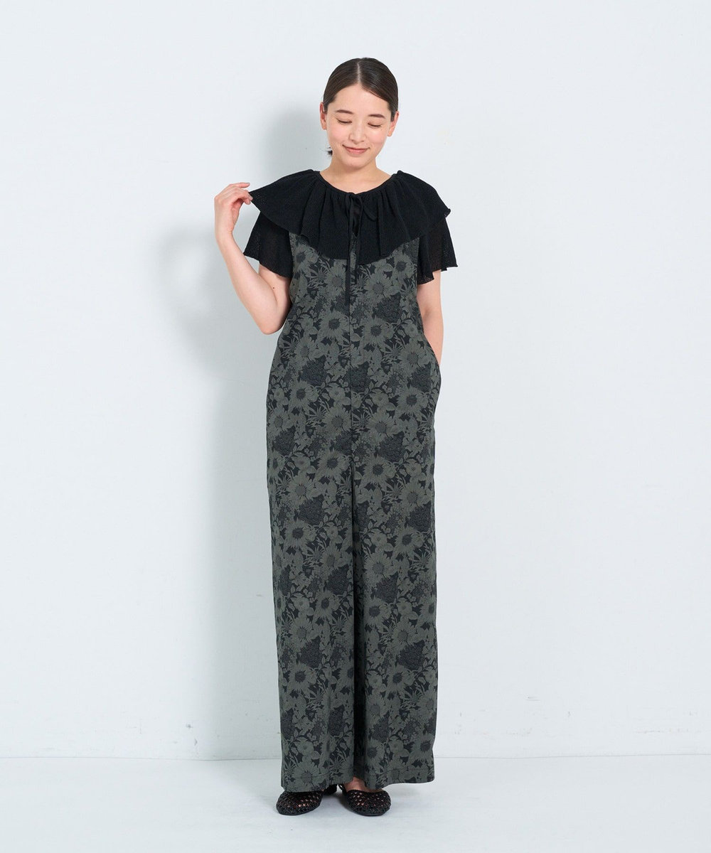 ADIEU TRISTESSE Vネックサロペット グレー系その他