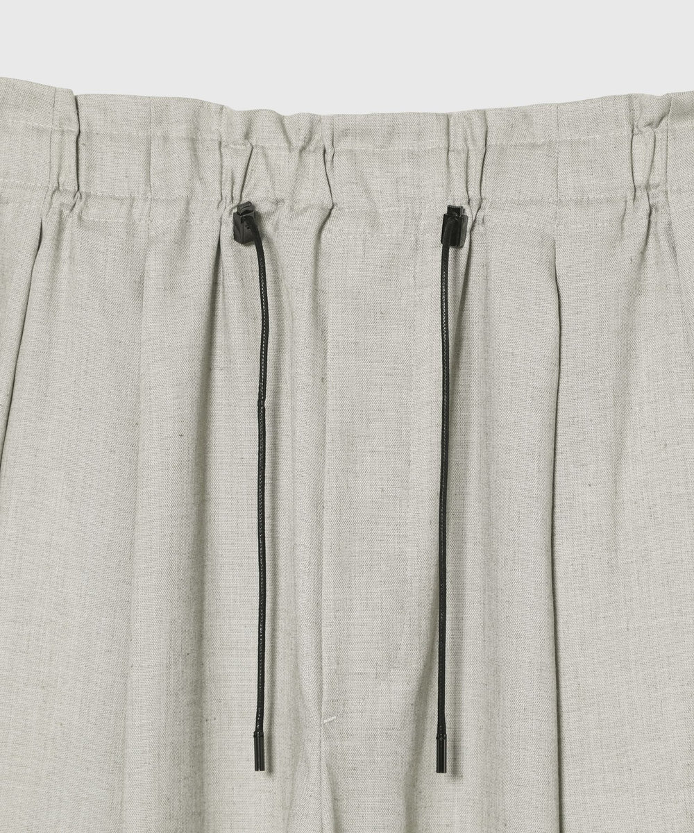 DÉPAREILLÉ RAMIE POLY TWILL BALLOON PANTS / ラミーポリツイルバルーンパンツ ベージュ