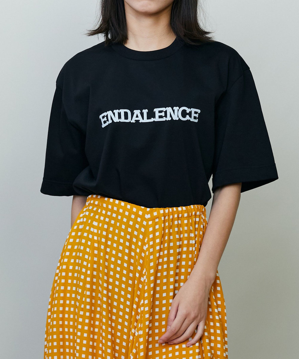 endalence endalence×MHAKコラボロゴTシャツB ブラック