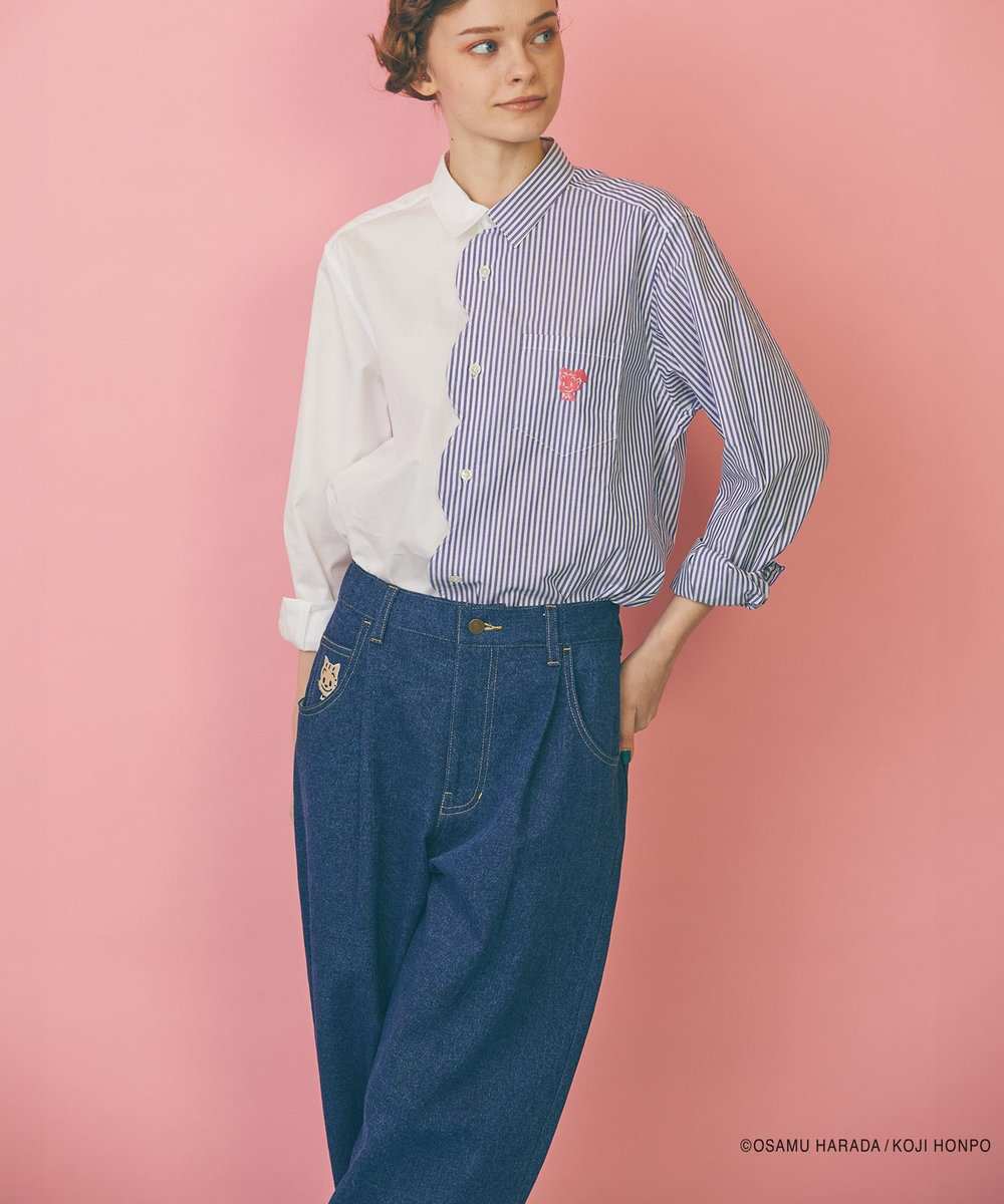 FRAPBOIS OSAMU GOODS デニムパンツ ブルー