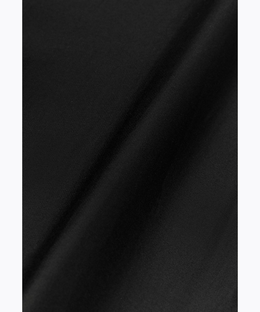 DÉPAREILLÉ VISCOSE SATIN TUCK WIDE PANTS / ヴィスコースサテンタックワイドパンツ ブラック