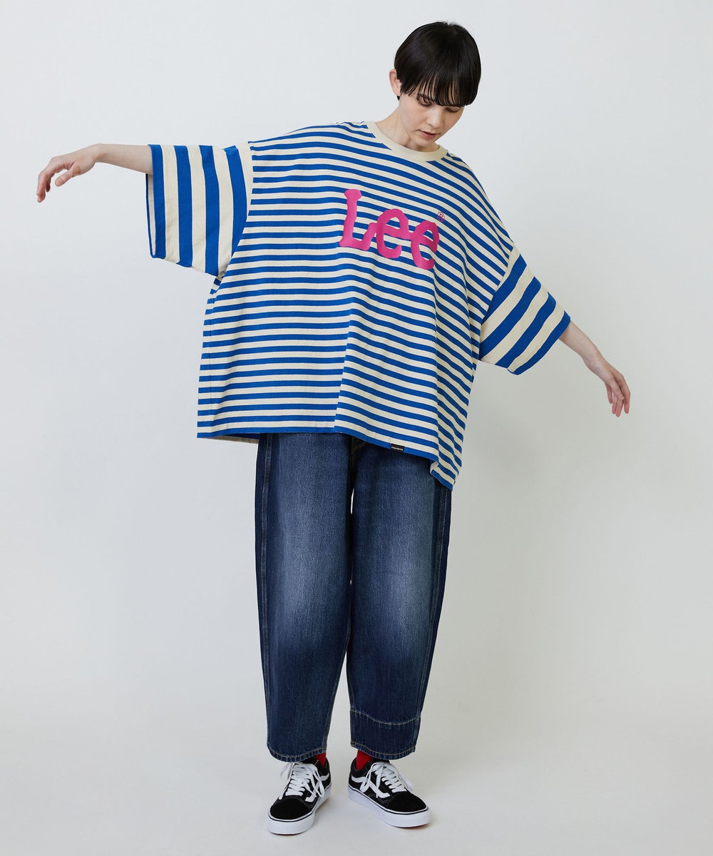 FRAPBOIS Lee×FRAPBOIS BIGTシャツ ブルー