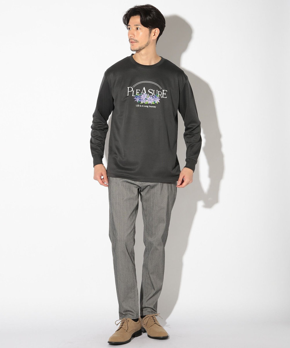 UNION STATION リサイクルポリエステルポンチロンT/デザインTシャツ ブラック