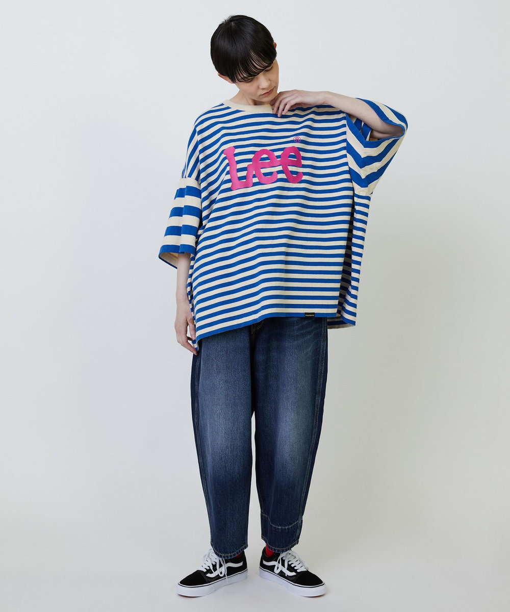 FRAPBOIS Lee×FRAPBOIS BIGTシャツ ブルー