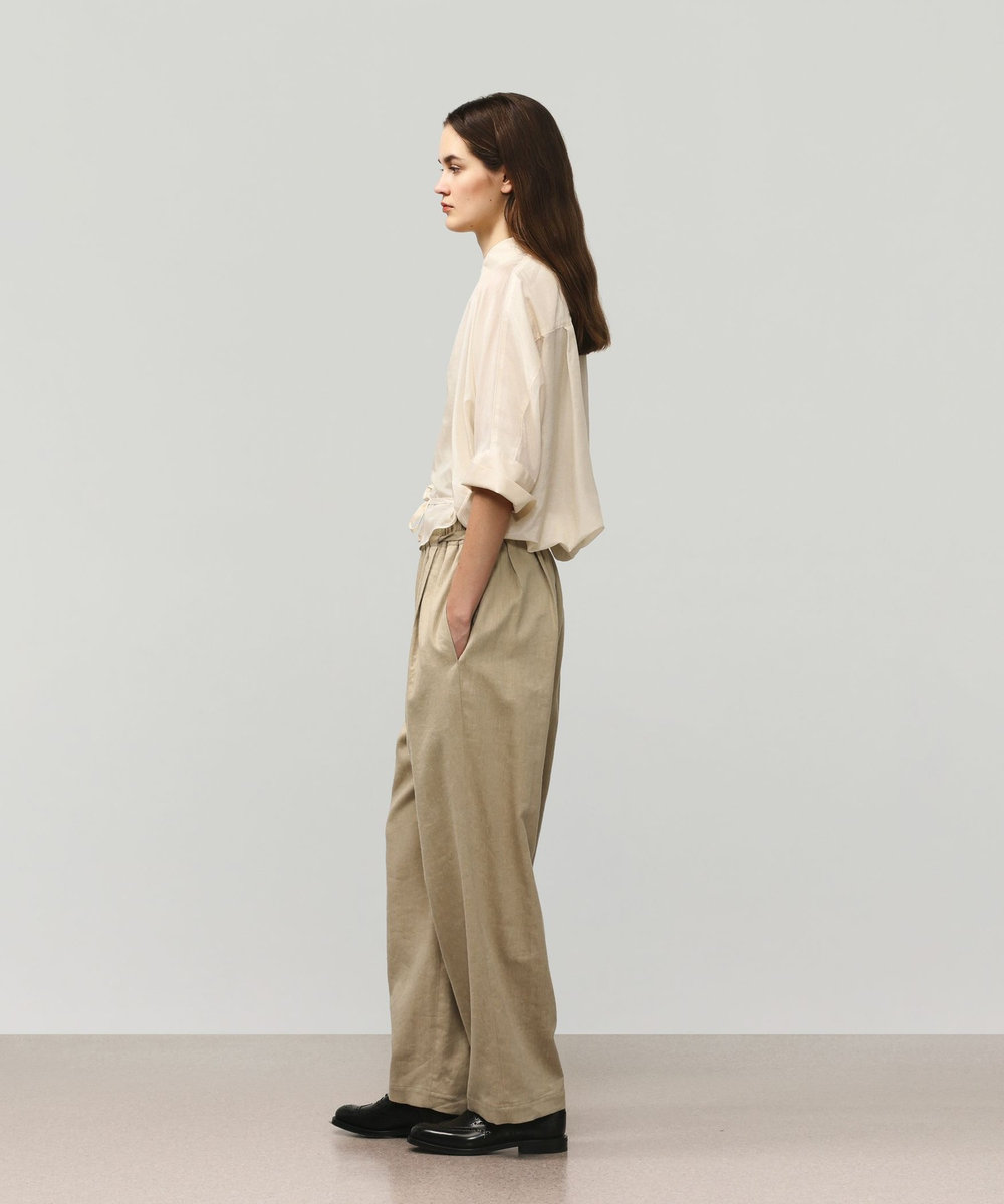 DÉPAREILLÉ VISCORSE LINEN PANTS / ヴィスコースリネンパンツ ベージュ