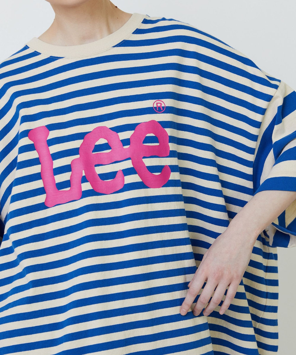 FRAPBOIS Lee×FRAPBOIS BIGTシャツ ブルー