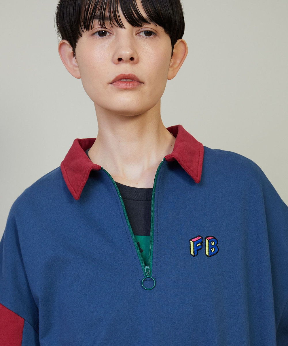 FRAPBOIS トイボウラケ トレーナー ネイビー