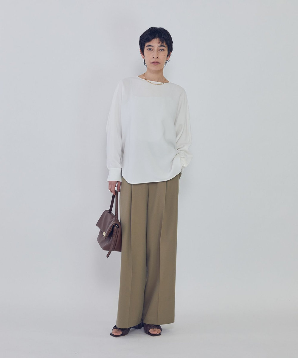 1er Arrondissement ＜PUNTI（プンティ）＞“GRAFT-FLAP"ショルダーバッグ ブラウン