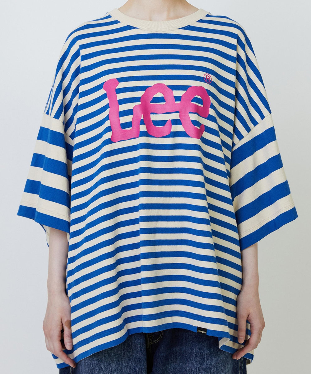 FRAPBOIS Lee×FRAPBOIS BIGTシャツ ブルー