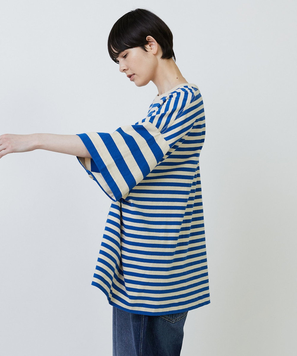 FRAPBOIS Lee×FRAPBOIS BIGTシャツ ブルー