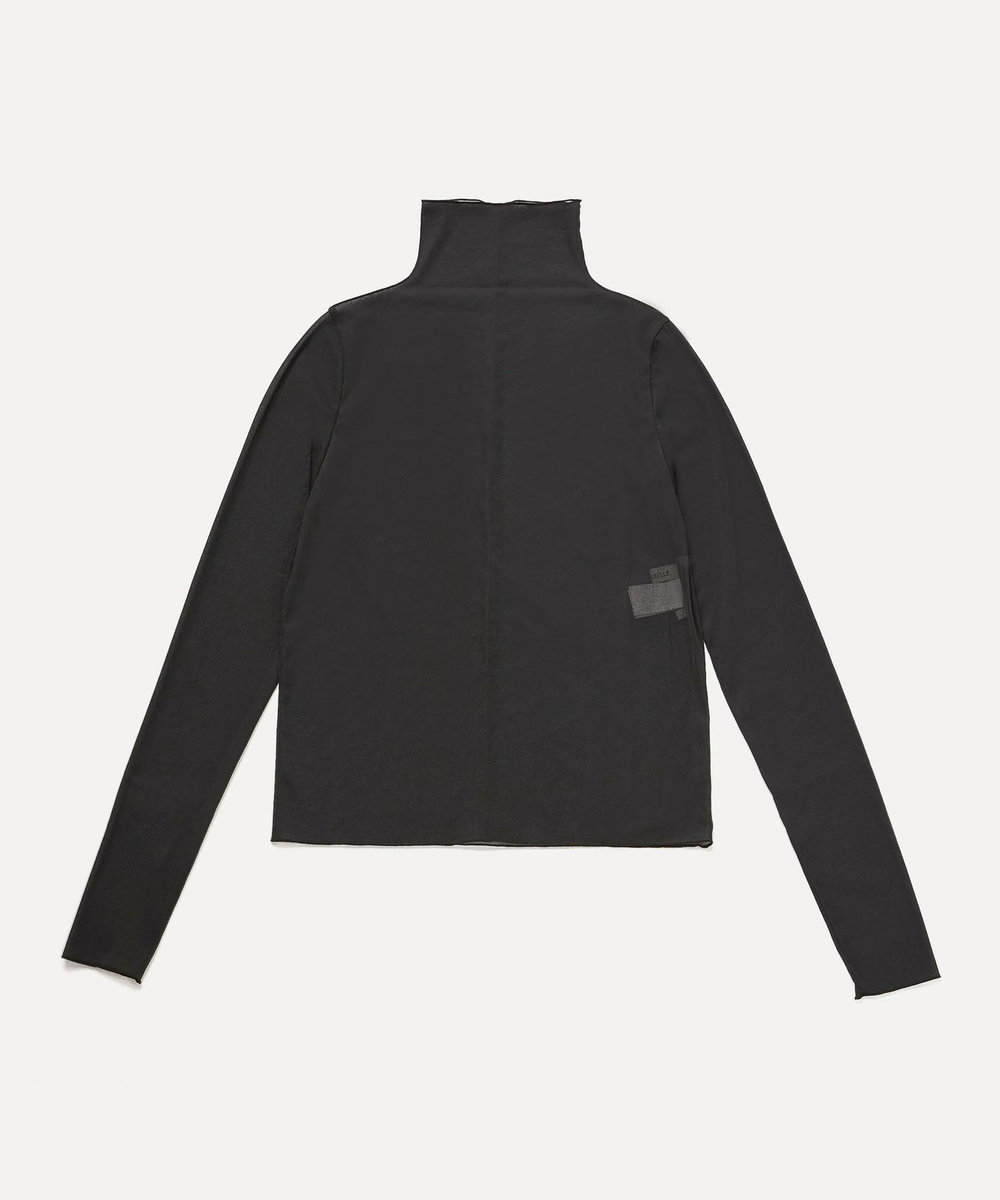DÉPAREILLÉ CHIFFON HIGH NECK / シフォンハイネック ブラック